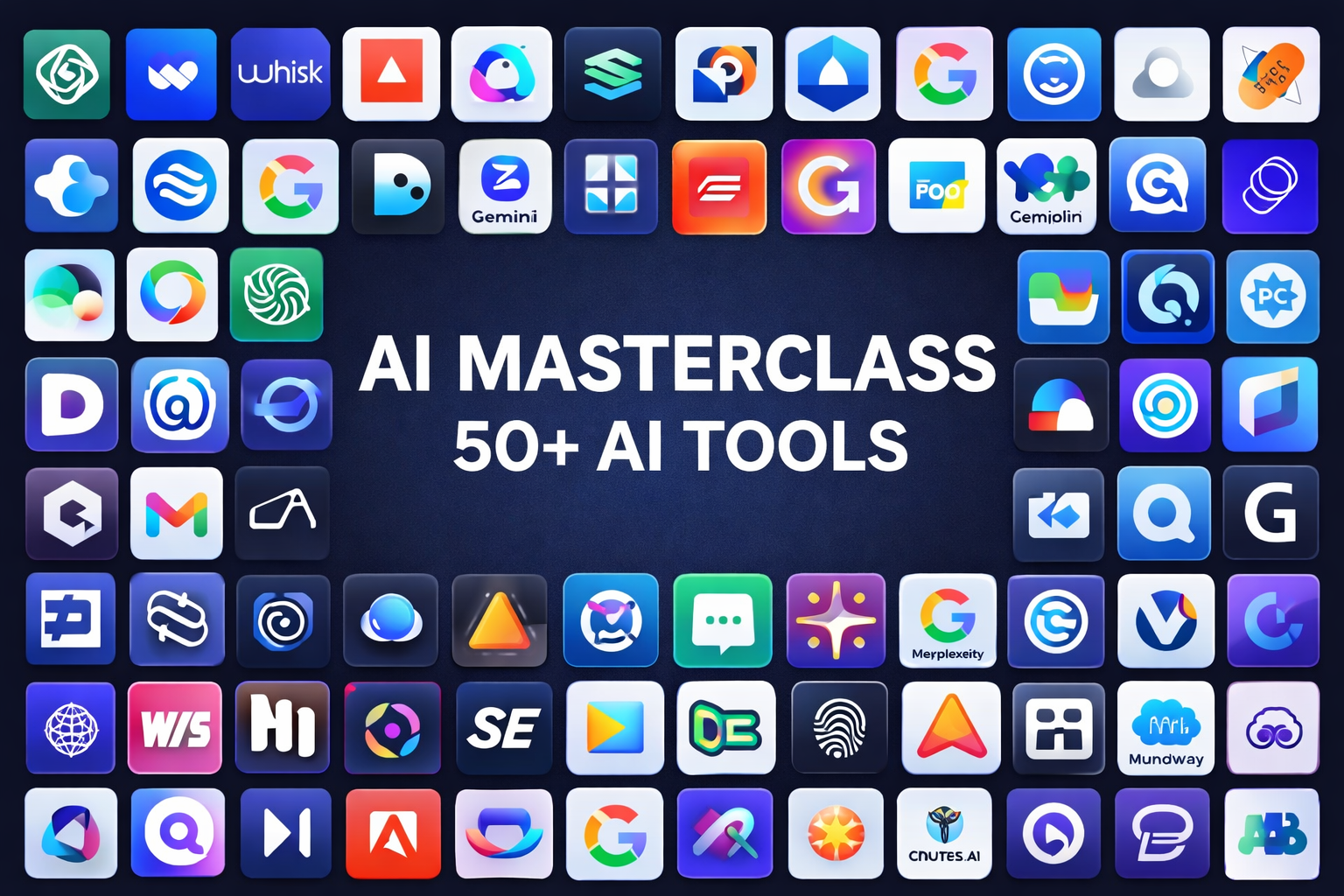 AI Masterclass: Learn 50+ Powerful AI Tools to Boost Productivity